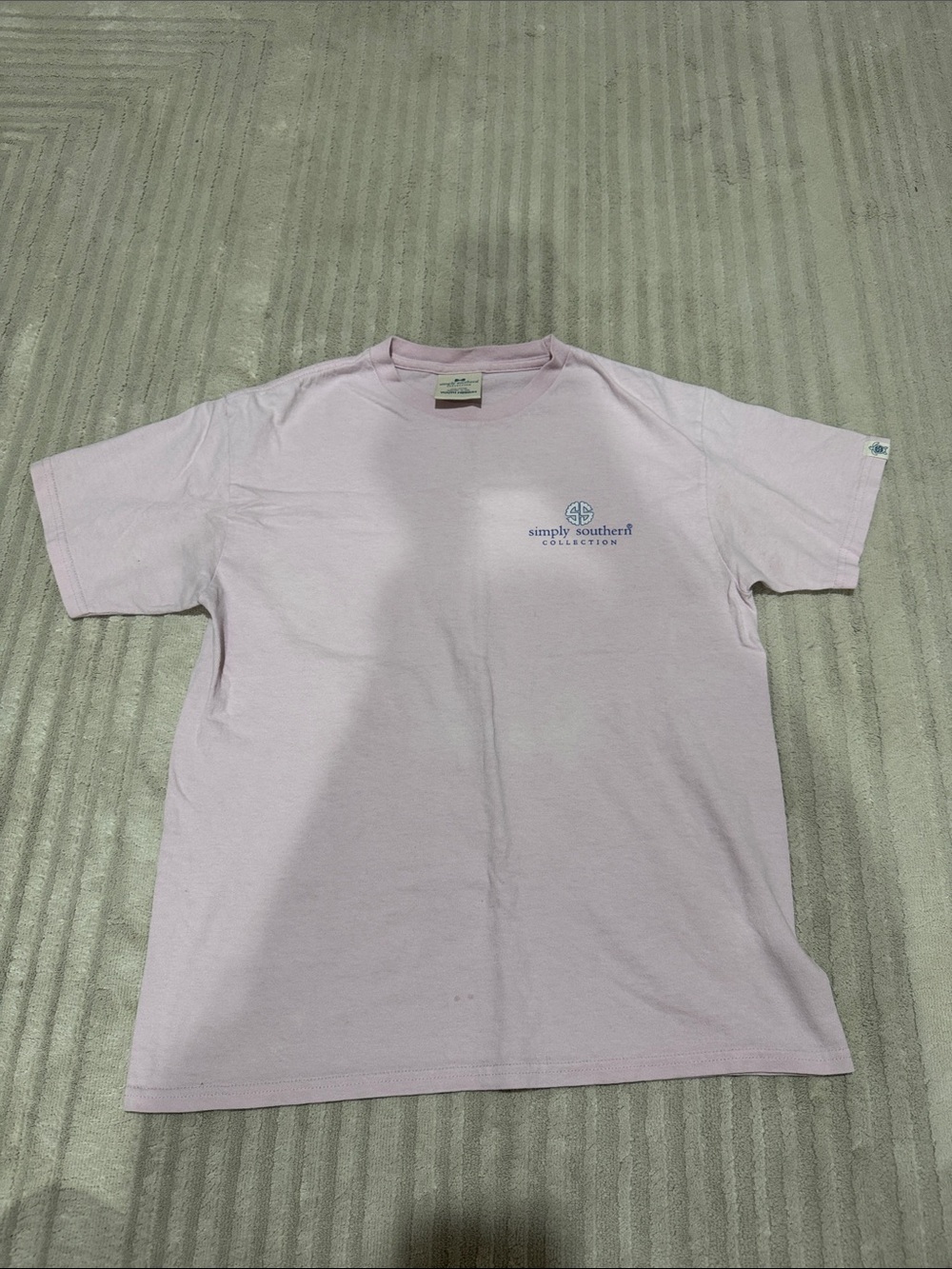 baby pink simply southern t-shirt size youth medium!